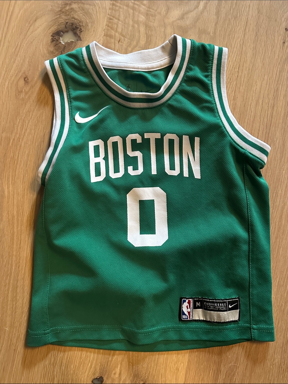 Nike Kids Tatum Celtics Basketball Jersey with White Accents